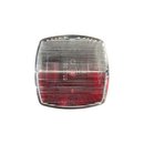 Begrenzungsleuchte SP 62 rechteckig rot/wei