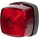 Begrenzungsleuchte Aspck Squarepoint, rot, ohne Strahler