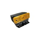 Seitenmakierungsleuchte gelb mit Befestigungswink