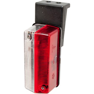 Begrenzungsleuchte rot/wei mit Gummipendel
