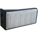 Rckstrahler 76 x 34 mm, wei, mit Halter