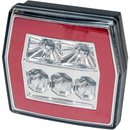 LED 3-Kammer-Leuchte, 12-36 V, mit Baj-Anschluss