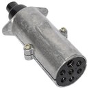 Stecker 7-polig, 24V, Metall, steckbar
