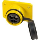 Steckdose 2-pol., 24 Volt, fr 35 + 50 mm Kabel