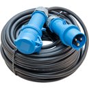 CEE-Verlngerungskabel, Stecker auf Kupplung, 25 m