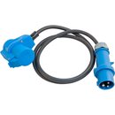 CEE-Adapterkabel, CEE-Winkelkupplung 3-pol.