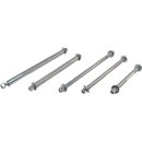 Drehstift f. Kielrolle,  15 mm, Nutzlnge 136 mm