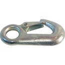 Karabinerhaken, mit Sicherung,  verz., 500 DaN