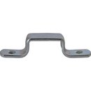 Flachkrampe, Hhe 18 mm, Lochabstand 57 mm
