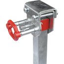 Hubsttze seitlich schwenkbar, vierkant 45 x 45 mm