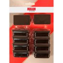 10 x Kunststoff-Stopfen 50 x 30 mm, WS 1,5-2 mm