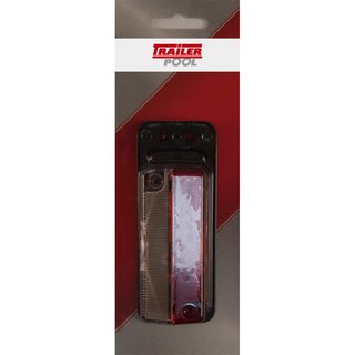 Begrenzungsleuchte rot/wei mit Gummipendel verp.