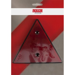 2 x Dreieckrckstrahler, rot, zum Schrauben