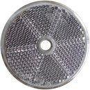 2 x Rckstrahler  60 mm, wei, zum Kleben