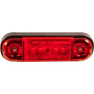 Begrenzungsleuchte LED, rot, 83,8x24,2x10,4 mm