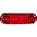 Begrenzungsleuchte LED, rot, 12-24 Volt
