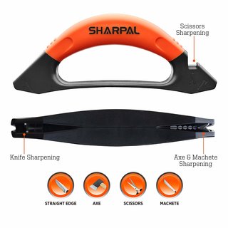 SHARPAL 3-In-1 Knife Axe & Scissors Sharpener