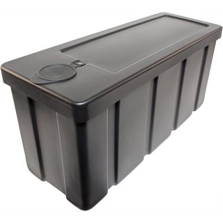 Kunststoff-Staubox PE schwarz  L650 B245 H310 mm