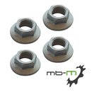 mb-m® 906459 4er Set Flanschmutter Achsmutter...