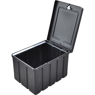 Kunststoff-Staubox PE schwarz  L540 B400 H350 mm