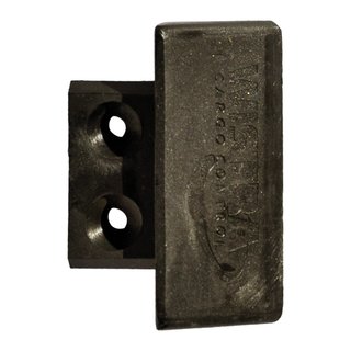 Endkappe/Stbchenzurrschiene, Kunststoff, schwarz