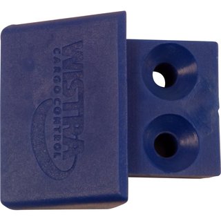 Endkappe/Stbchenzurrschiene, Kunststoff, blau