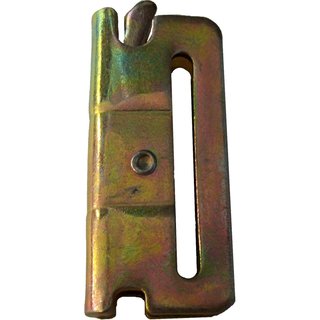 Endbeschlag/Kombi-Zurrschiene, fr Gurtband 45 mm