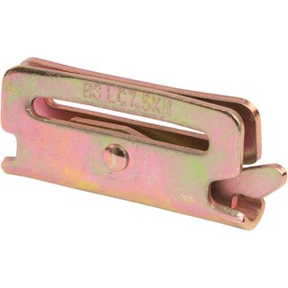 Endbeschlag/Kombi-Zurrschiene, fr Gurtband 45 mm