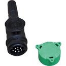 Stecker 13-pol. 12V, Kunststoff, drehbar, Parkdose